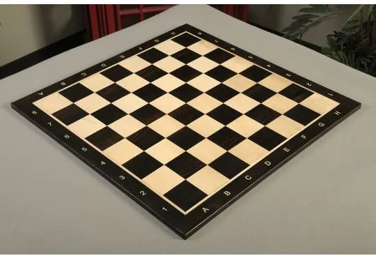 21.5 Wooden Chess Board with coordinates (white border)