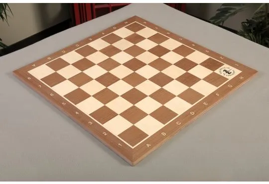 Walnut and Maple Wooden Tournament Chess Board