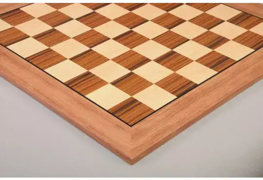 CLEARANCE - Indian Rosewood and Maple Classic Traditional Chess Board - 2.5" Squares