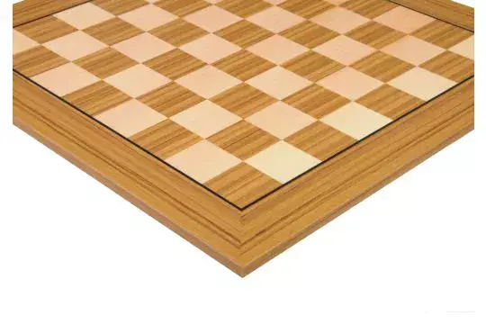 CLEARANCE - Walnut and Maple Classic Traditional Chess Board - 2.25" Squares