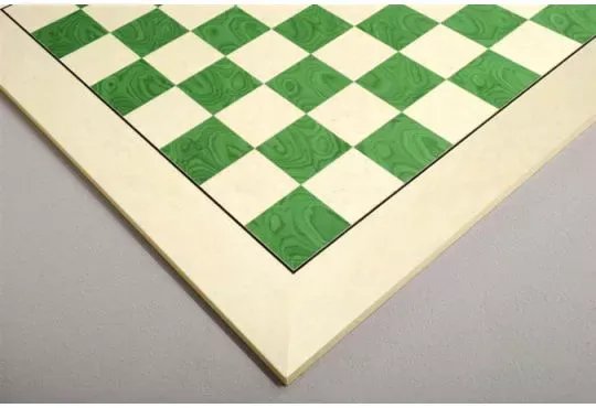 Bird's Eye Maple and Greenwood Standard Traditional Chess Board