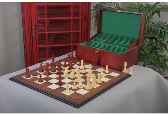 The Capablanca Chess Set, Box, & Board Combination