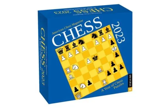 CLEARANCE - Chess 2023 Day-to-Day Calendar - A Year of Chess Puzzles