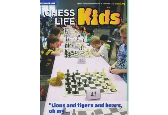 CLEARANCE - Chess Life For Kids Magazine - December 2016 Issue