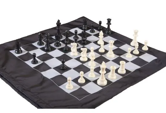  U.S. Chess Supreme Triple Weighted Chess Set Combo