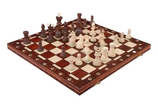 The Ambassador Insert Chess Set - Brown 