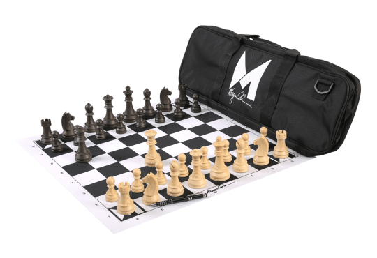 Magnus Carlsen Signature Series Chess Set, Bag And Board Combination