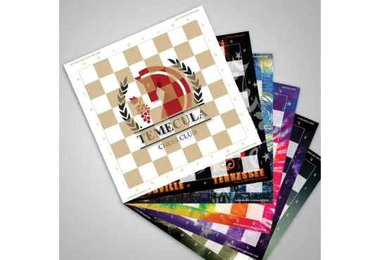 Custom Printed Full Color Vinyl Chess Board
