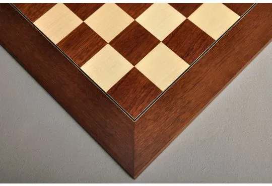 Montgoy Palisander and Bird's Eye Maple Standard Traditional Chess Board