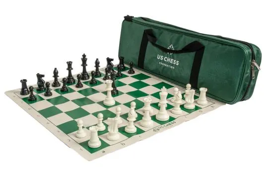 US Chess Supreme Tournament Chess Set Combination