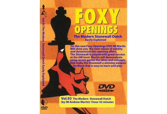 E-DVD FOXY OPENINGS - VOLUME 93 - The Modern Stonewall Dutch