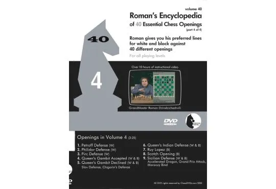 ROMAN'S LAB - VOLUME 40 - Encyclopedia of Chess Openings - PART 4