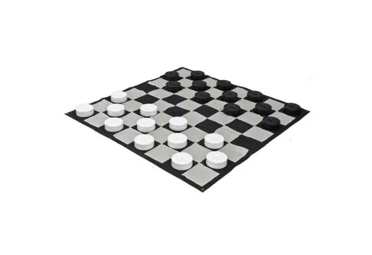10" Giant Checkers Set - Includes Pieces and Board