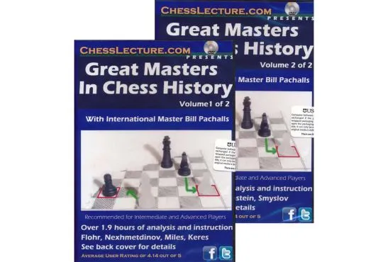 Great Masters in Chess History (2 DVD Set) - Chess Lecture - Volume 45