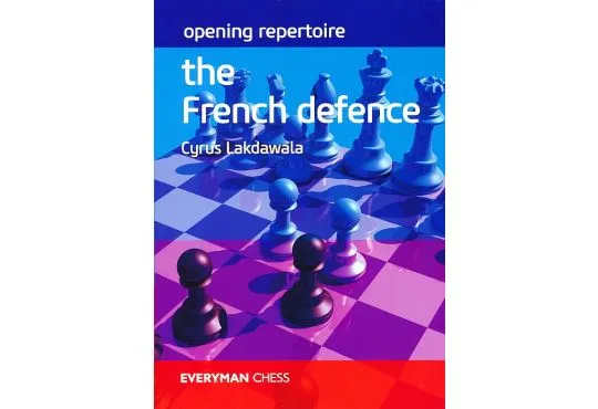 Chess The French Defence Minimalistic book cover chess opening art. | Poster