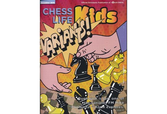 CLEARANCE - Chess Life For Kids Magazine - December 2018 Issue