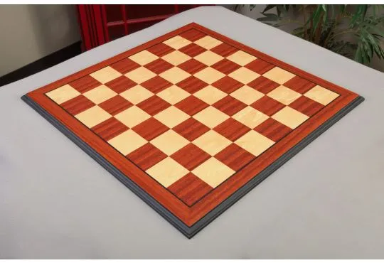 IMPERFECT - Coral Ash Root & Bird's Eye Maple Standard Traditional Chess Board - 2.5" Squares