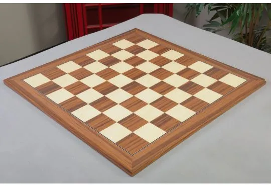 IMPERFECT - Santos Palisander & Bird's Eye Maple Standard Traditional Chess Board - 2.5" Squares
