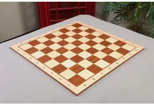 IMPERFECT - 2.5" - MAPLE - WITH NOTATION - Wooden Tournament Chess Board