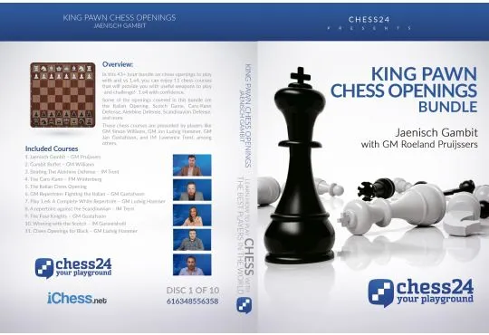 King's Pawn Chess Openings Bundle by Chess24