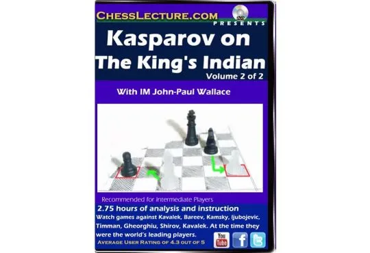 Kasparov on the King's Indian - 2 DVDs - Chess Lecture - Volume 115