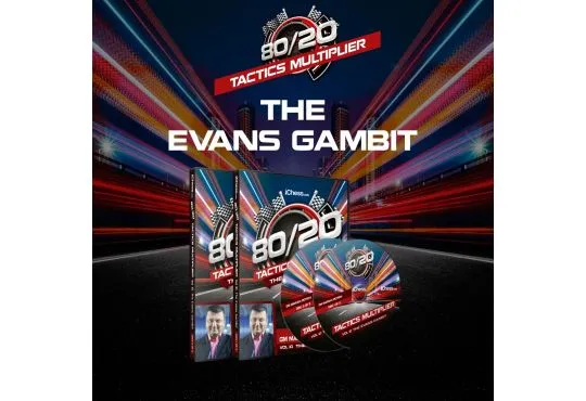 E-DVD - 80/20 Tactics Multiplier - The Evan's Gambit - GM Marian Petrov
