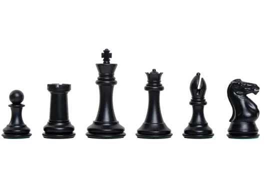 The Fischer Series Plastic Chess Pieces - 4.0" King