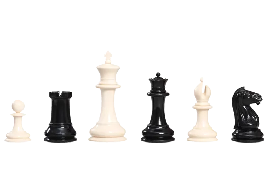 The Mammoth Ivory Selene Collector Series Luxury Chess Pieces - 4.4" King