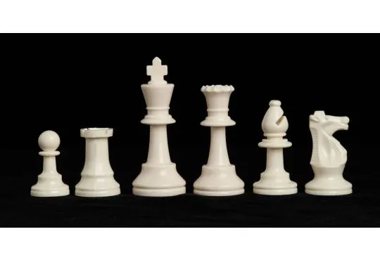 Lot #655. Capablanca Commemorative Staunton Chess Pieces