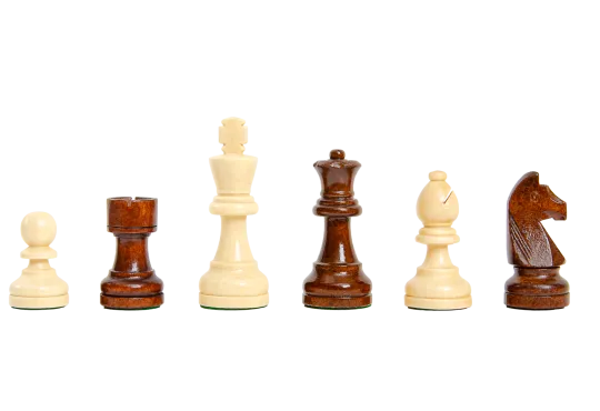 The Basic Staunton Wooden Chess Pieces