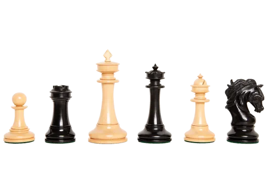 The Aristocrat Series Luxury Chess Pieces - 4.4" King