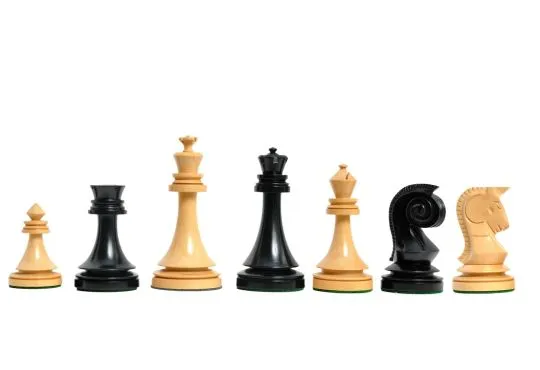 The Avant Garde Series Luxury Chess Pieces - 4.4" King - Ebony