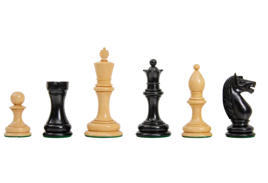 The Botvinnik Flohr Luxury Chess Pieces - 4.0" King