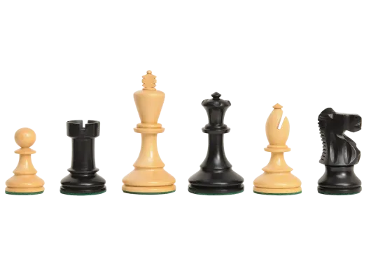 The B.H. Wood Series Chess Pieces - 3.75" King