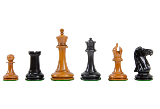 The Genuine Staunton® Collection - Leuchars Series Vintage Luxury Chess Pieces - 3.5" King