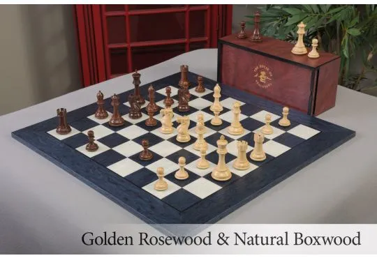 The Player's Series Wood Chess Set, Box, & Board Combination