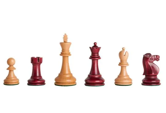 The Reykjavik II Series Gilded Chess Pieces - 3.75" King
