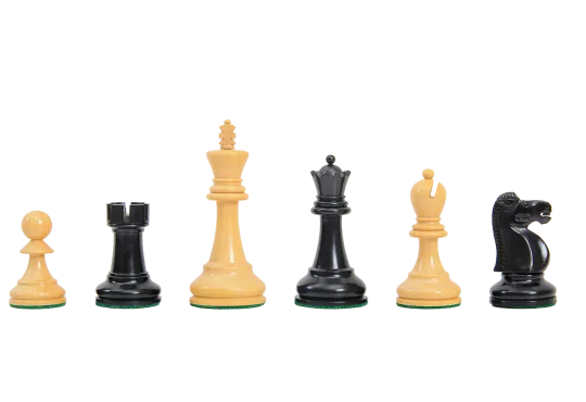 The Reykjavik II Series Chess Pieces - 3.75" King