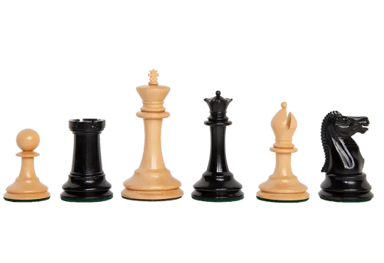 The Steinitz Series Luxury Chess Pieces - 3.5" King