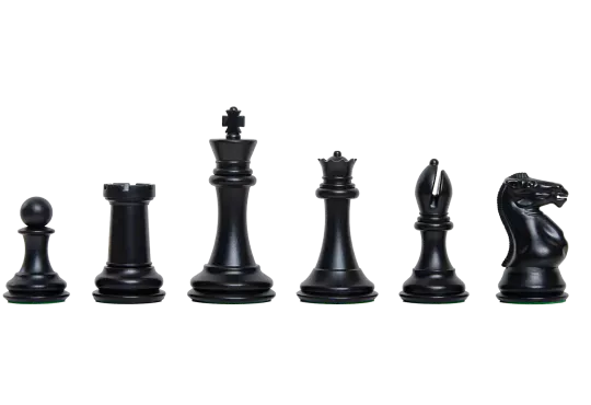 The Fischer Series Plastic Chess Pieces - 4.0" King