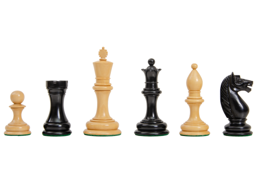 The Botvinnik Flohr Luxury Chess Pieces - 4.0" King