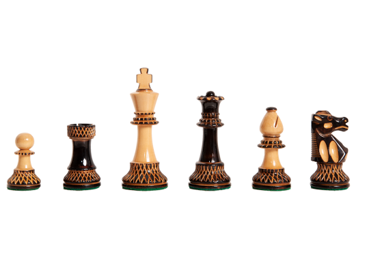 The Burnt Club Series Chess Pieces - 3.75" King