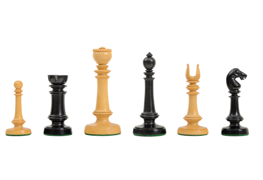 Edinburgh Upright Chess Pieces - 4.0" King