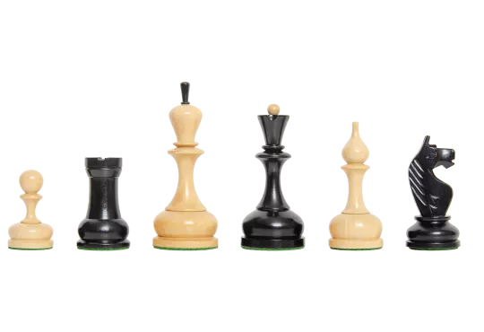 The Grandmaster II Bronstein Series Chess Pieces - 4.4" King
