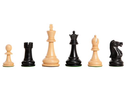 The Camaratta Collection - The Improved Fischer Spassky Series Chess Pieces - 3.75" King