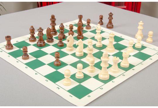 Magnetic Wood Chess Pieces - 2.4" King