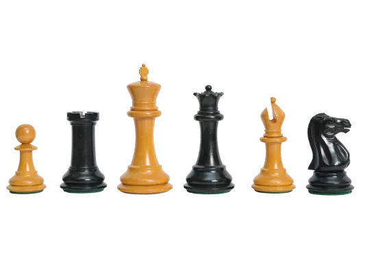 The Morphy Series Timeless Luxury Chess Pieces - 4.4" King