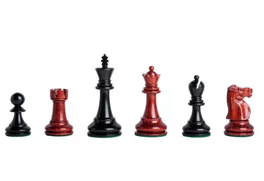 The Reykjavik II Series Prestige Chess Pieces - 3.75" King