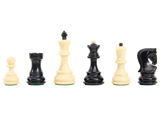 The Zagreb Series Plastic Chess Pieces - 3.75" King
