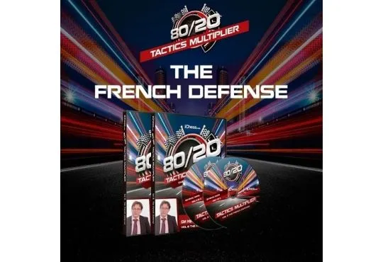 E-DVD - 80/20 Tactics Multiplier - The French Defense - GM Mihail Marin